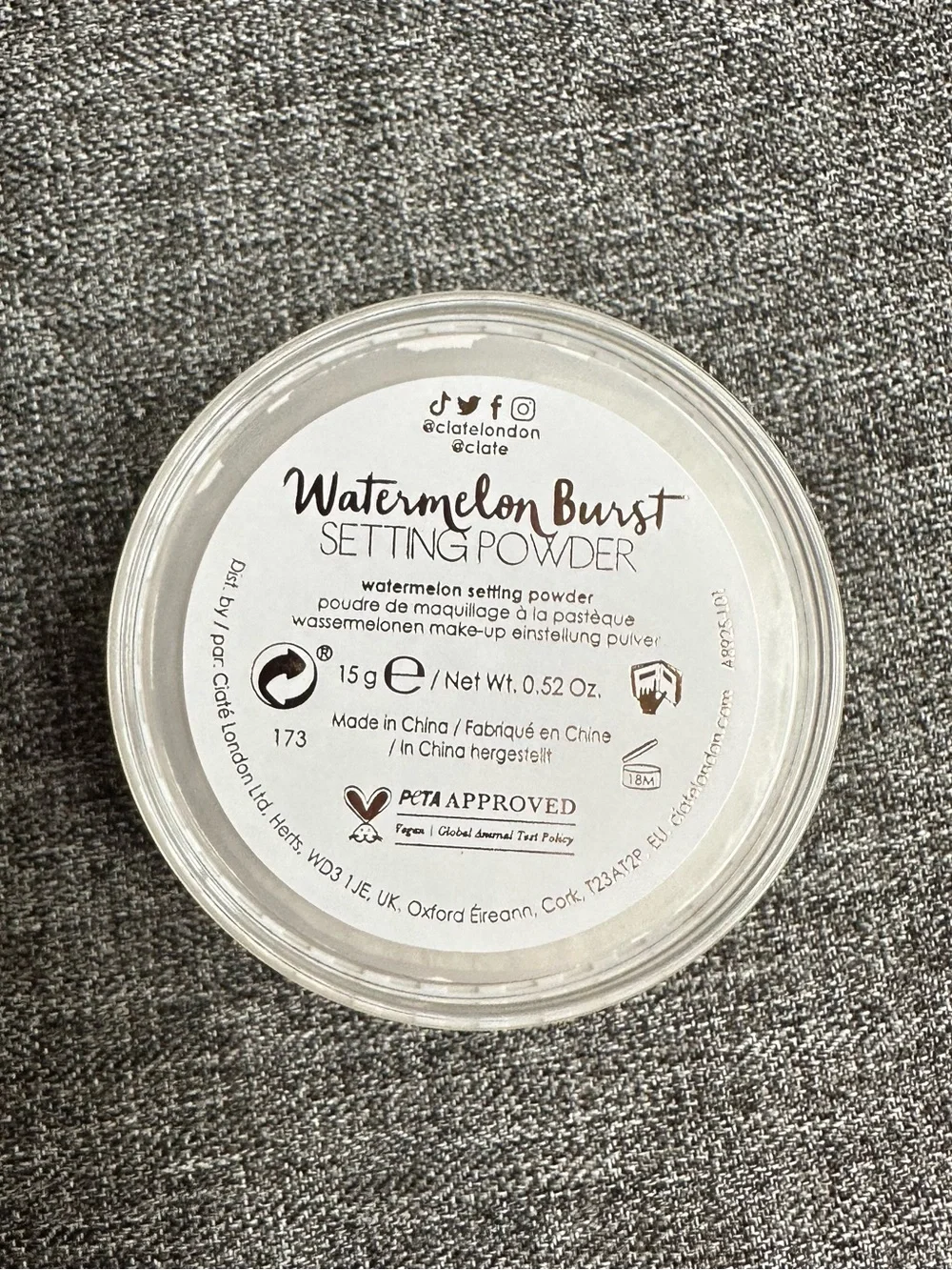 NEW Ciate London Watermelon Burst Setting Powder Loose Full Size 15g .52oz